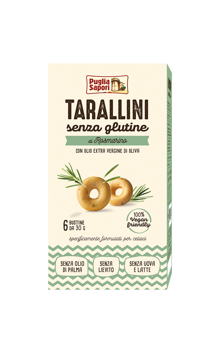 tarallini rosmarino linea gluten free