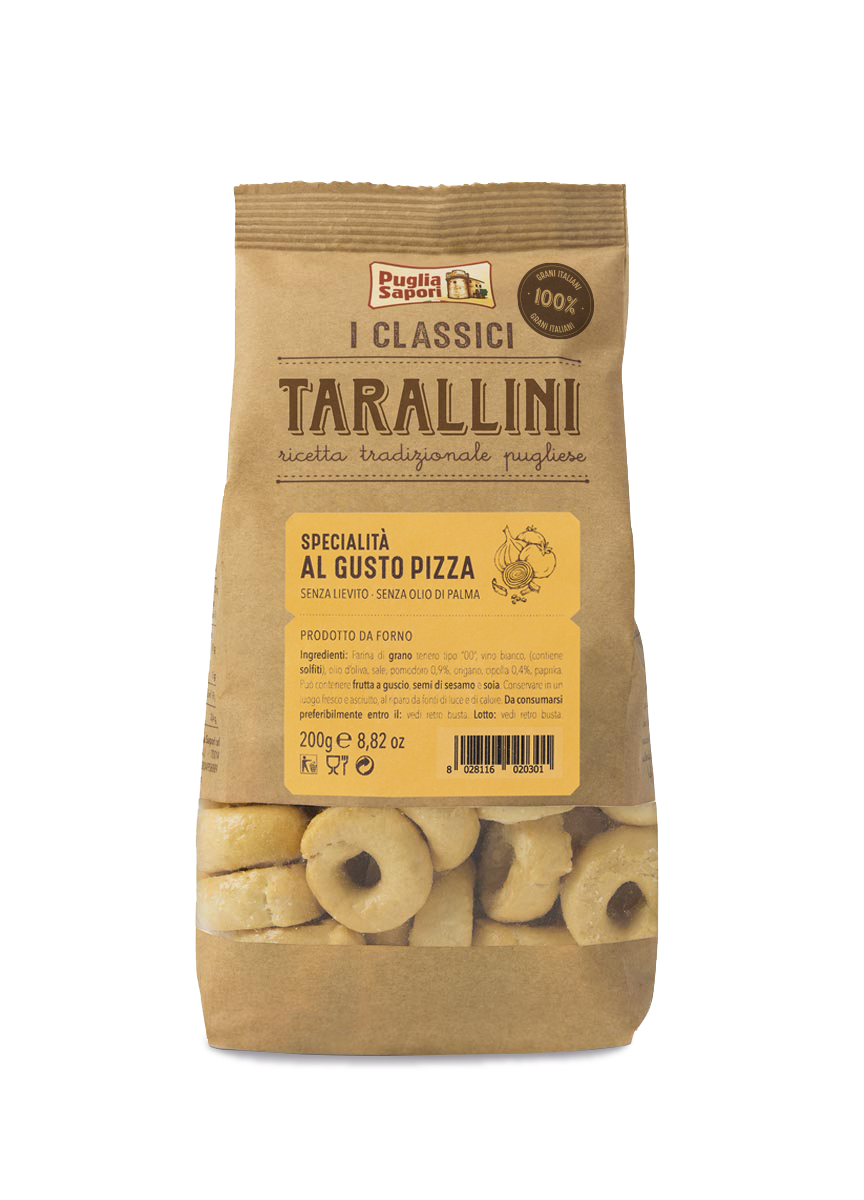 tarallini pizza flavored