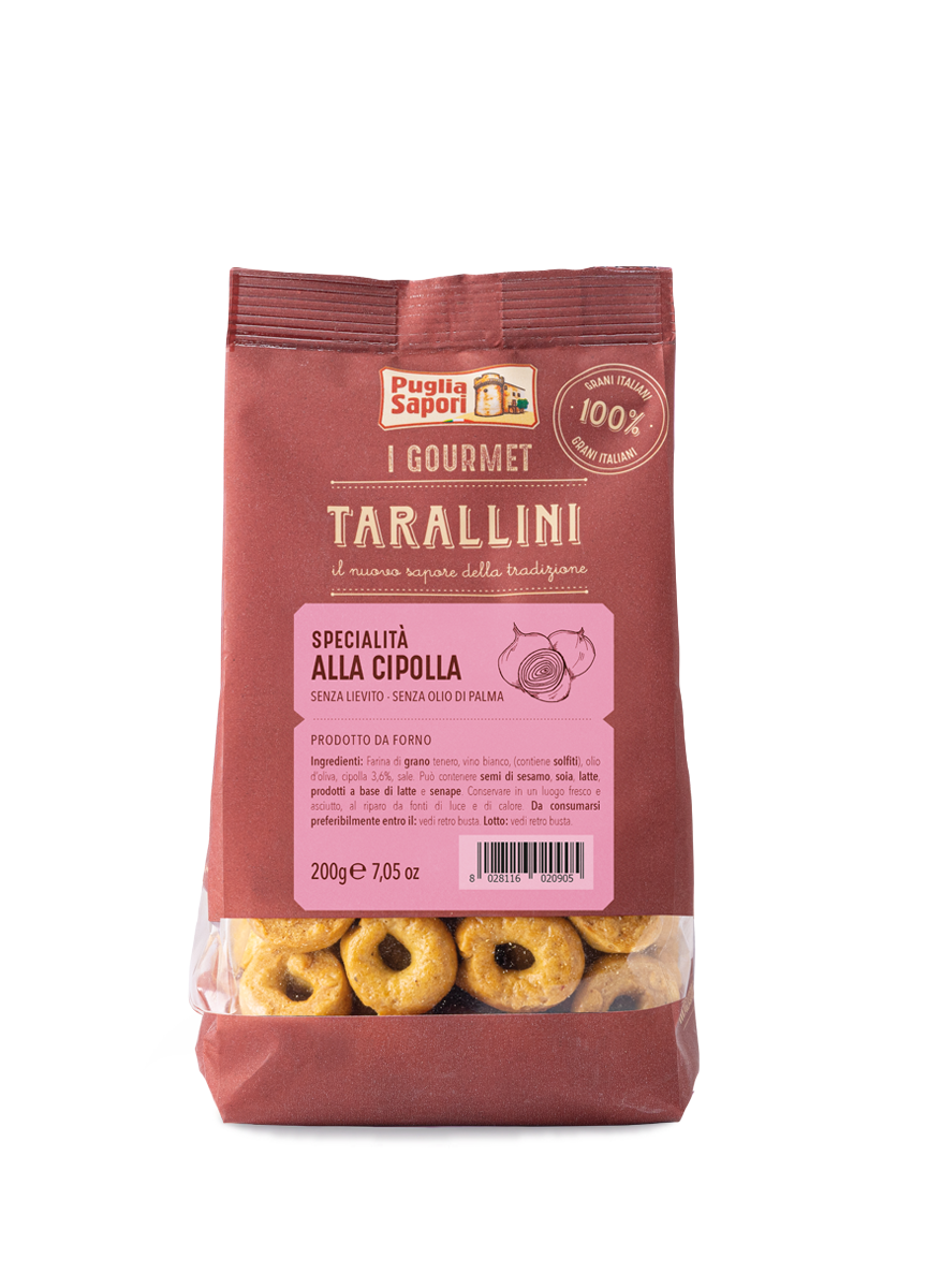tarallini with onion